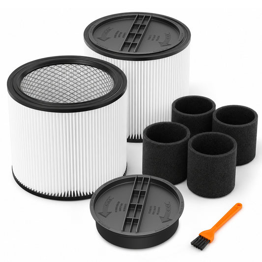 Replacement Filter Compatible with Shop-Vac 90304 90350 90333, Vacuum Cleaner Filter for Attachments & Accessories, Small Shop Vac