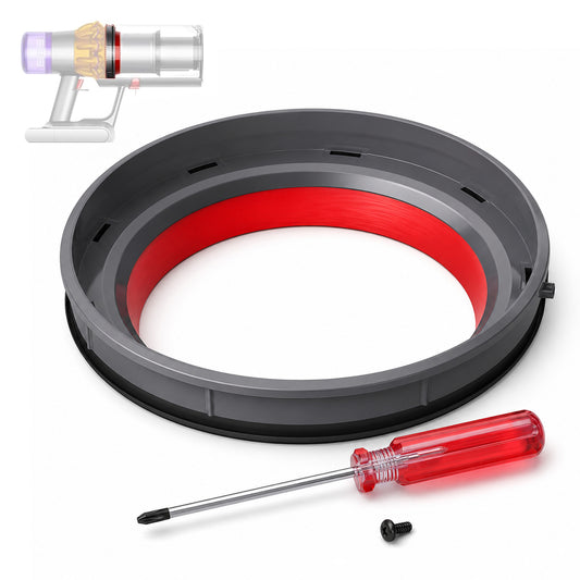 Dust Bin Top Fixed Sealing Ring for V11 V15 SV14 SV15 SV22 Vacuum, Fixed Seal Assembly Replacement Parts with T8 Torx Screwdriver