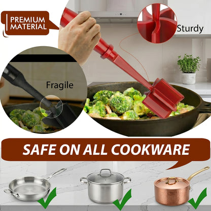 2PCS Ground Beef Chopper Tool, Meat Masher, Hamburger Smasher Tool, Meat Chopper, Send Goods from Local Warehouse