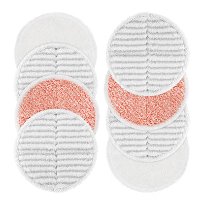 8 Pack Spinwave Replacement Pads for 2124, 2039A, 2307, 23157 & 23159, Washable Mop Pads with Soft, Scrubby & Heavy Scrub Pads