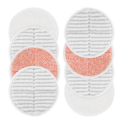 8 Pack Spinwave Replacement Pads for 2124, 2039A, 2307, 23157 & 23159, Washable Mop Pads with Soft, Scrubby & Heavy Scrub Pads