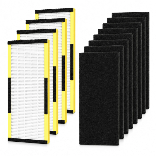 Air Purifier Filter Replacement, Filter B High Efficiency Air Filter Compatible with GermGuardian Air Purifier, Replacement Air Filter for Home Bedroom Living Room